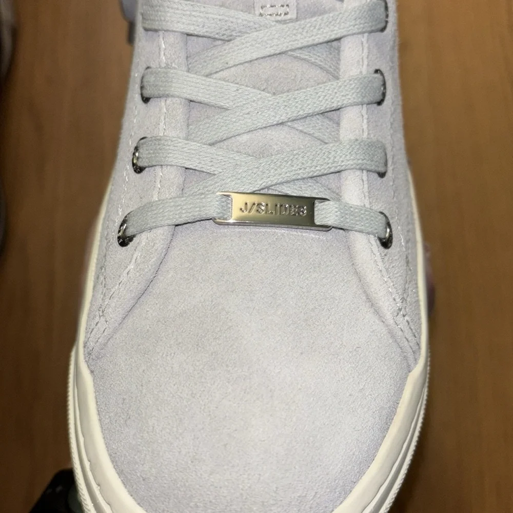 J Slide, Grey High Top Platform Sneaker, Size 10, NWOT